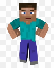 Minecraft Steve Skin Render Png Image