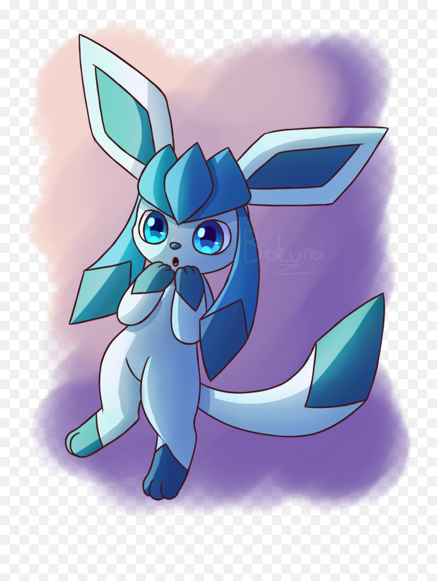 Smol Glaceon Cel Shading Practice Png