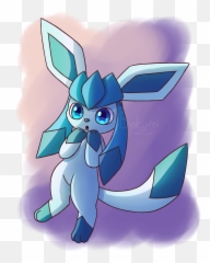 Smol Glaceon Cel Shading Practice Png