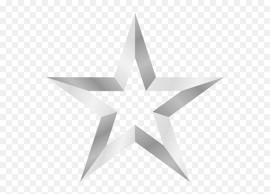 Star Png Transparent Background - Silver Star Clipart,Real Star Png