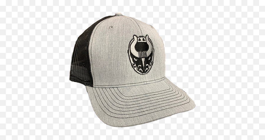Grey With Black Mesh Snapback - Baseball Cap Png,Black Bulls Logo