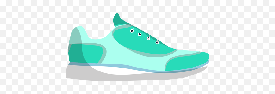 Jogging Shoe Lace Trainers Sneaker Flat - Transparent Png Tenis De Corrida Desenho Png,Sneaker Png
