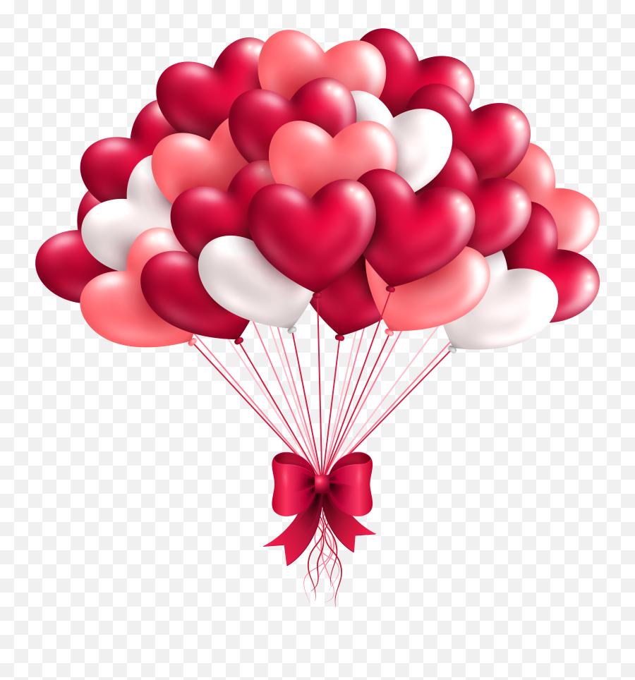 Heart Balloon Transparent U0026 Png Clipart Free Download - Ywd Hearts Balloons Png,Balloons Clipart Transparent Background