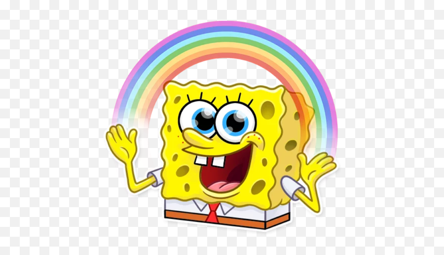 Bob Esponja Stickers De Bob Esponja Png Arcoiris Png Free Transparent Png Images Pngaaa Com