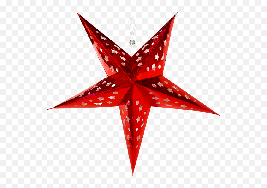 24 Red Star Paper Lanterns - Lanterns And More Clipart Star Lantern Png,Red Star Transparent