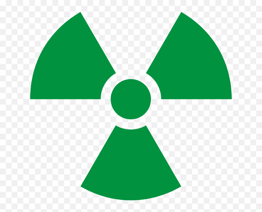 Fileradioactive Greensvg - Wikimedia Commons Green Radiation Symbol Png,Radioactive Symbol Transparent