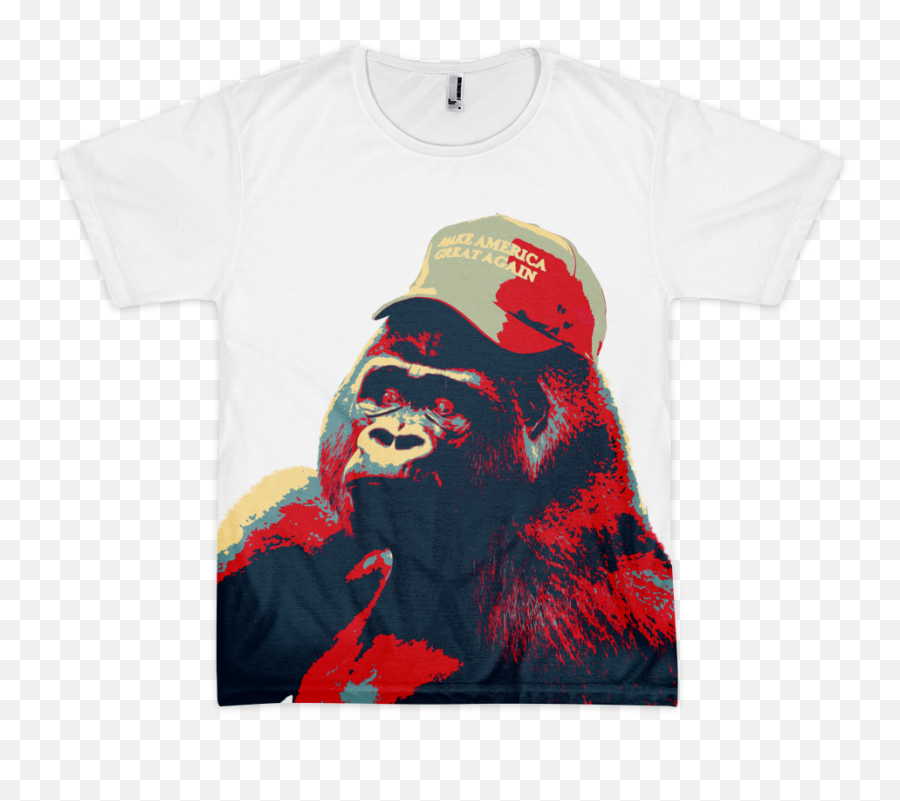 Harambe Maga Hat Sublimation Menu0027s Tee Mens Tees Tops Png Make America Great Again Transparent