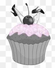 Cupcake Glitter Gif Picgifscom - Carrot Cake Clip Art png