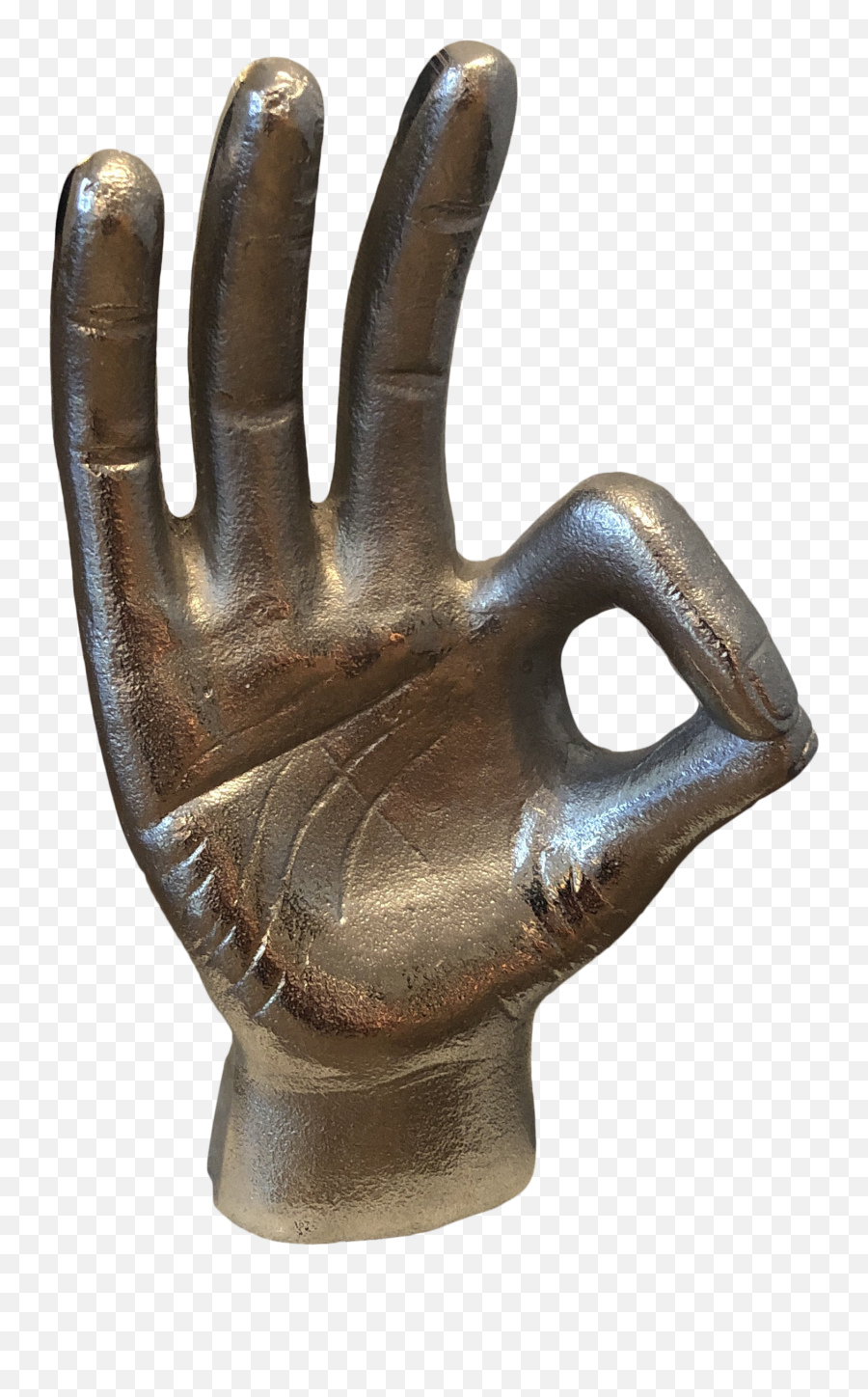 Modern Ok Hand Figurine - Bronze Sculpture Png,Ok Hand Transparent
