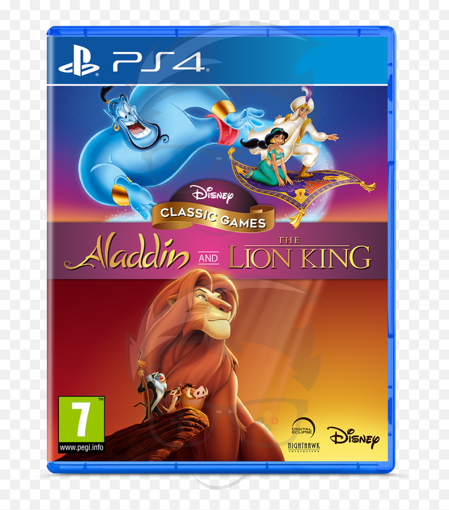 Disney Classic Games Aladdin And The Lion King - Playstation 4 Disney Classic Games Aladdin And The Lion King Ps4 Png,Lion King Png