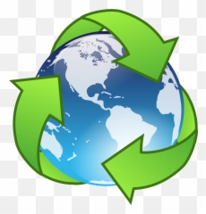 Free Recycle Logo Png Download Clip Art - Saving The Earth Clipart,100 Pics Logos 71