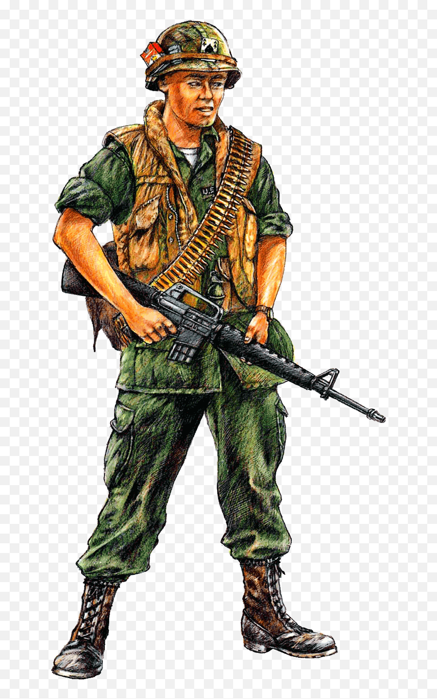 Us Infantryman Vertical Envelopment In Important Part Of - Vietnam Infantryman Png,Soldier Transparent