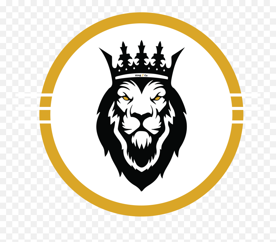 King Co Studio Calgary S Premium Barbershop - Lion Barber Lion King Crown Logo Png,Barbershop Logo