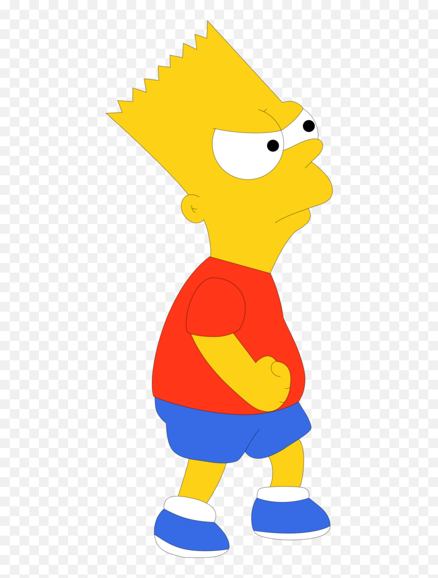 Transparent Mugen - Bart Simpson Drawing Angry Png,Simpson Png