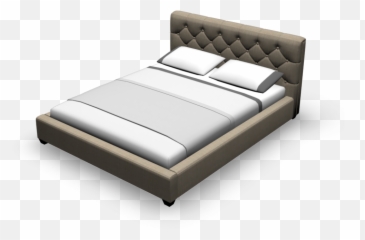 Download Grand Premium Beige Cm Bed By - 3d Png