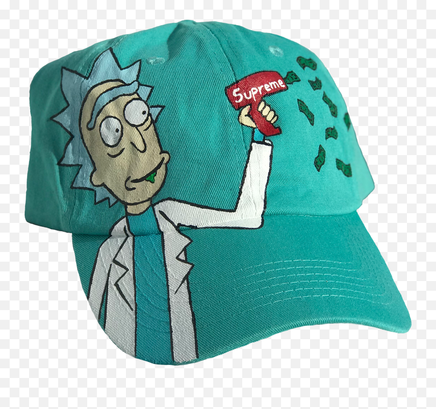 Rick Sanchez Png - Image Of Rick Sanchez Supreme Dad Hat Baseball Cap,Rick Sanchez Png