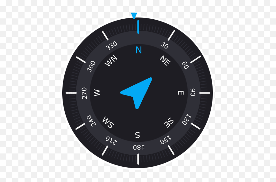 Digital Compass Map Android Download In Personalization Tag - Clock Png,Map Compass Png