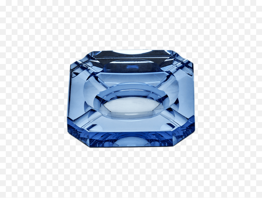 Shop Small Blue Vintage Mirrored Glass Ashtray Online In - Solid Png,Ashtray Png