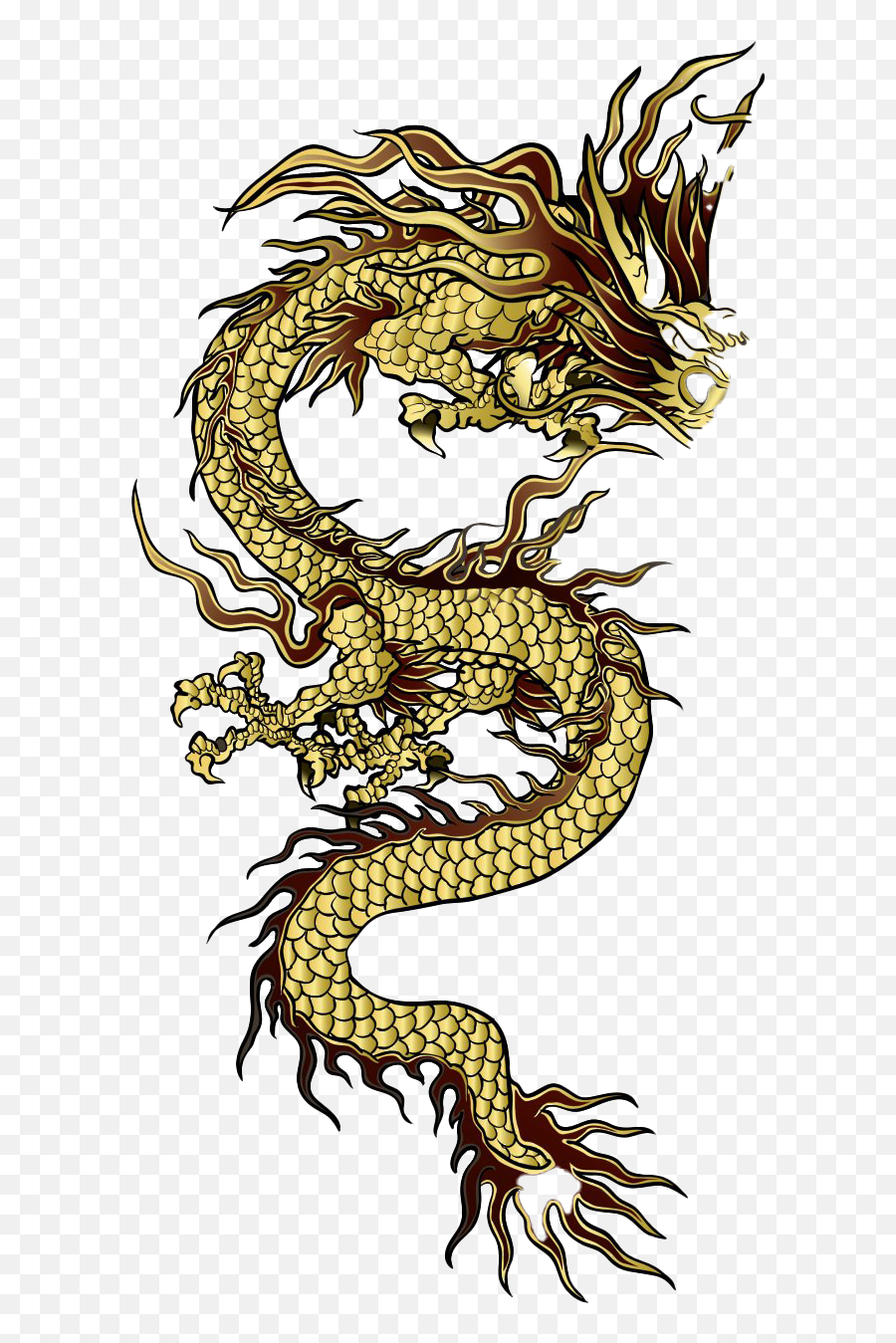 Japanese Dragon Transparent Image - Asian Dragon Tattoo Design Png,Japanese Dragon Png