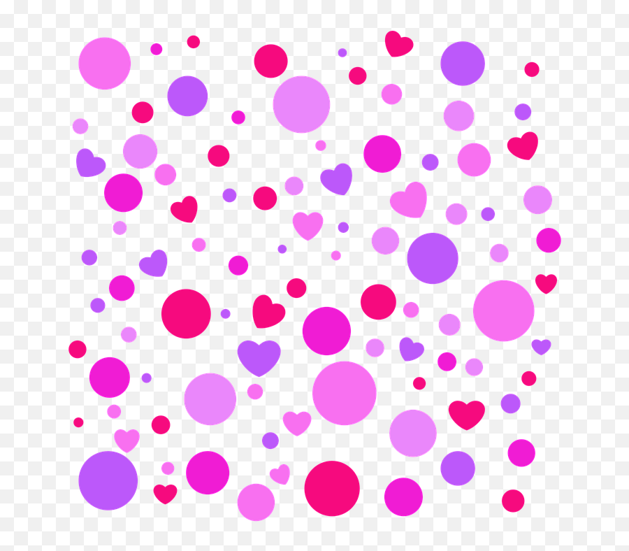 Fondos De Corazones Png 5 Image - Colorful Hearts Polka Dots,Fondos Png