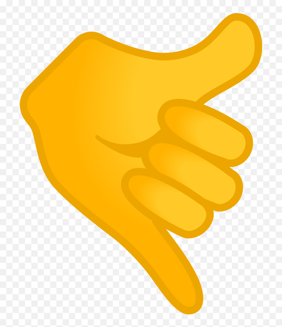 Call Me Hand Free Icon Of Noto Emoji People Bodyparts - Emoji Png,Ok Hand Emoji Transparent
