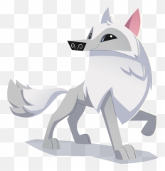 Animal Jam Arctic Wolf Png U0026 Free Wolfpng - Aj Arctic Wolf Png,Wolf Cartoon Png