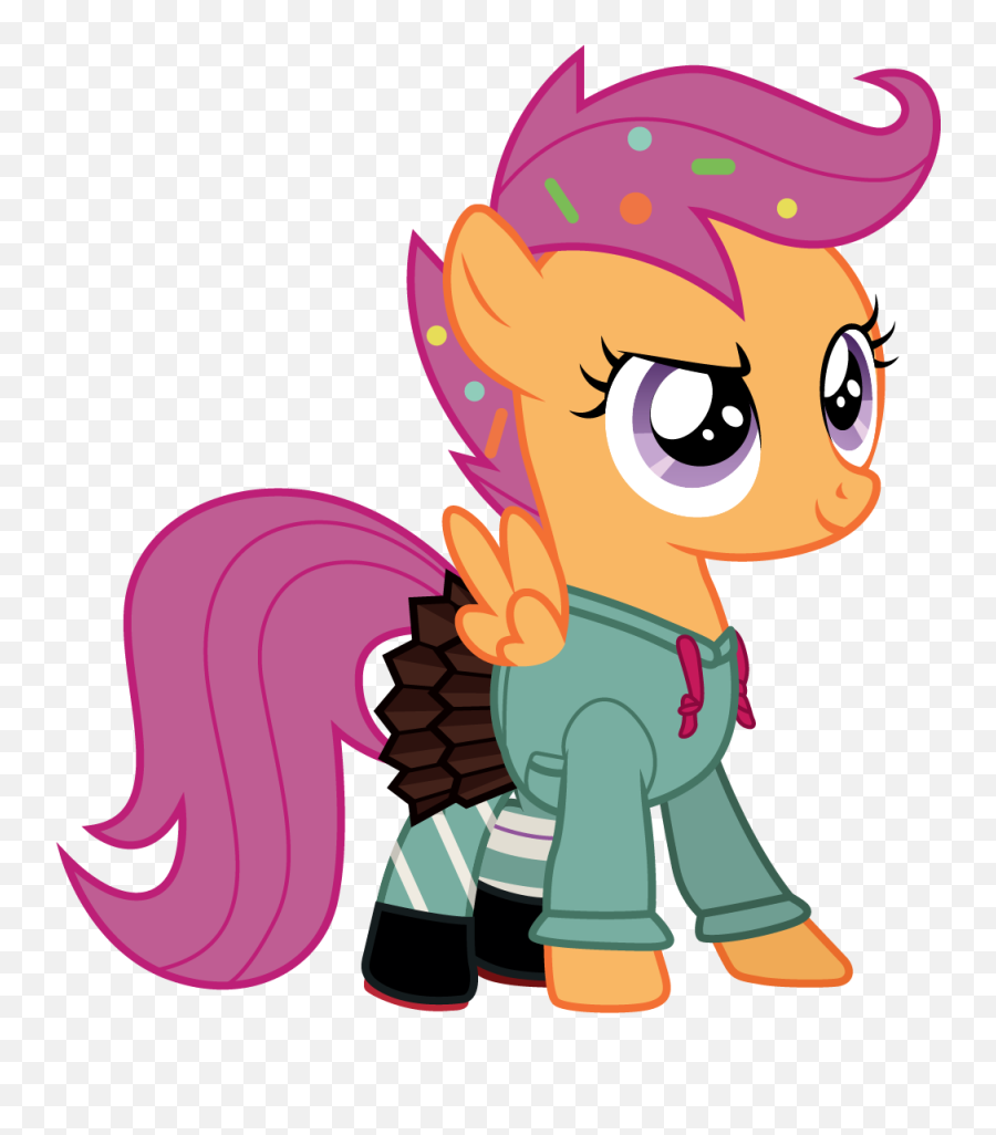 Clipart Hammer Whack A Mole - Scootaloo My Little Pony Png,Wreck It Ralph Transparent