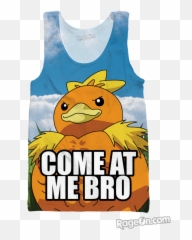 Buff Torchic Tank Top - Being A God Meme Png,Torchic Png