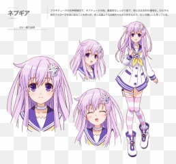 Nepgear Anime - Hyperdimension Neptunia Nepgear Png,Hyperdimension Neptunia Logo