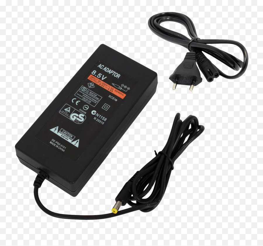 Sony Playstation Ac Adapter Charger - Ps2 Ac Adapter Png,Playstation 2 Png
