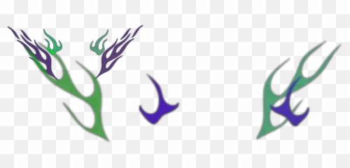 Green U0026 Purple Flames Svg Vector Clip - Vertical png