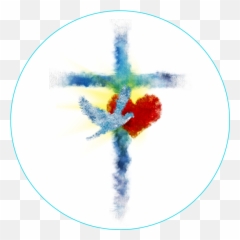 Santa Monica Ca - Cross Heart Dove png