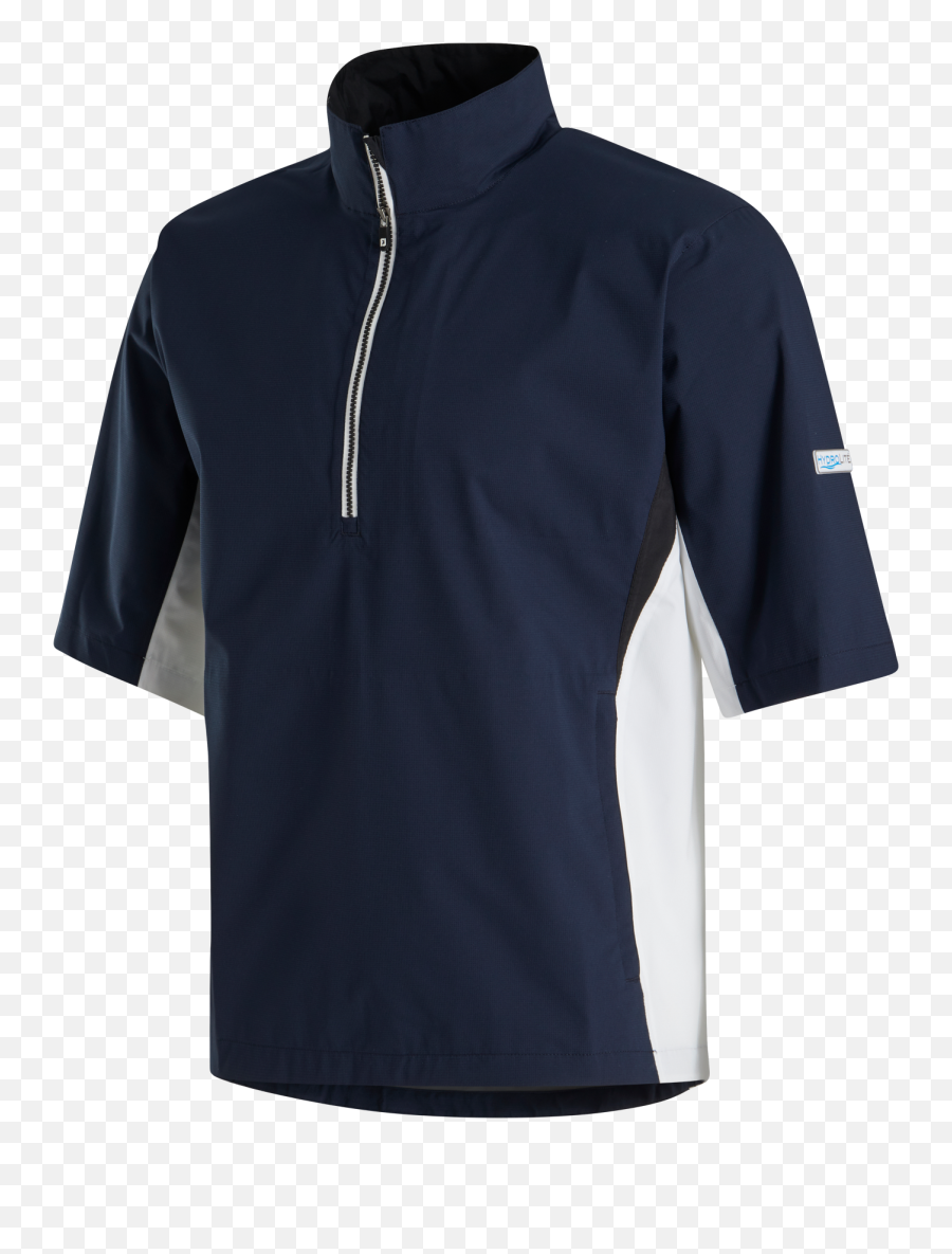 Short Sleeve Golf Rain Shirt For Men - Short Sleeve Png,Footjoy Icon White Pebble