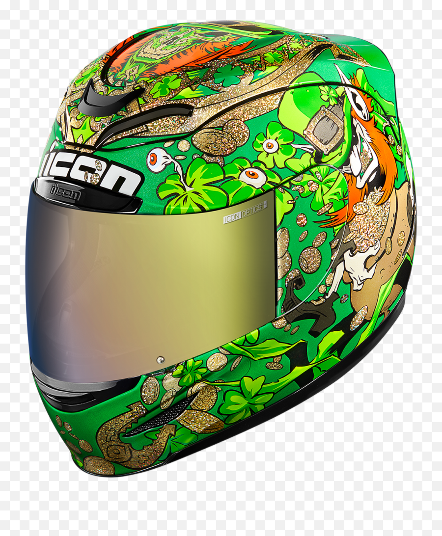 Motorcycle Icon - Icon Airmada Lepricon Helmet Png,Icon Airmada Helment
