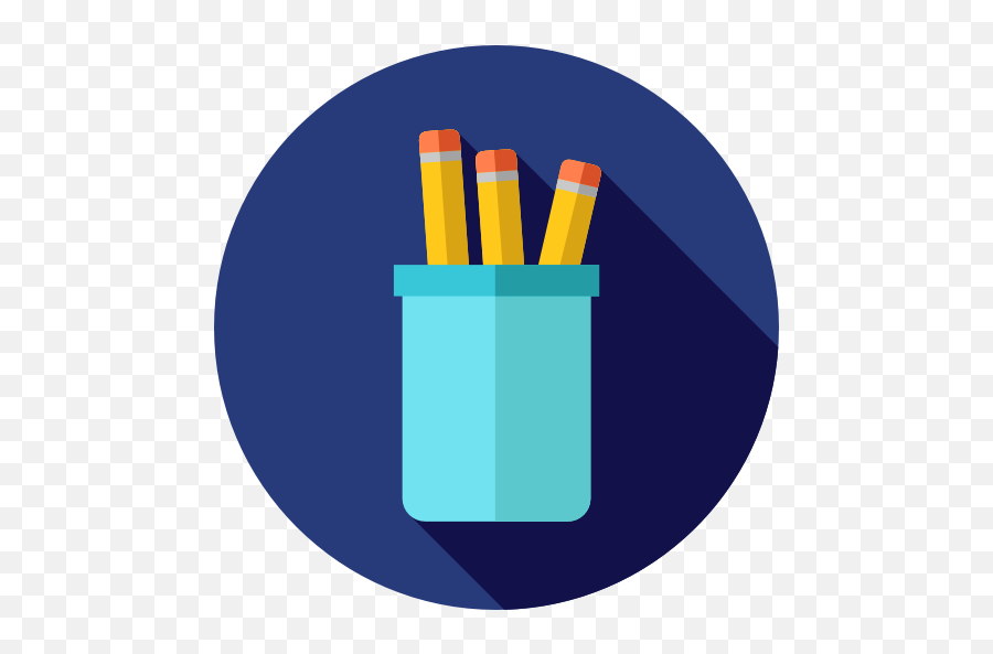 Pencil Case - Free Education Icons Flat School Icon Png,Save Icon Material Design