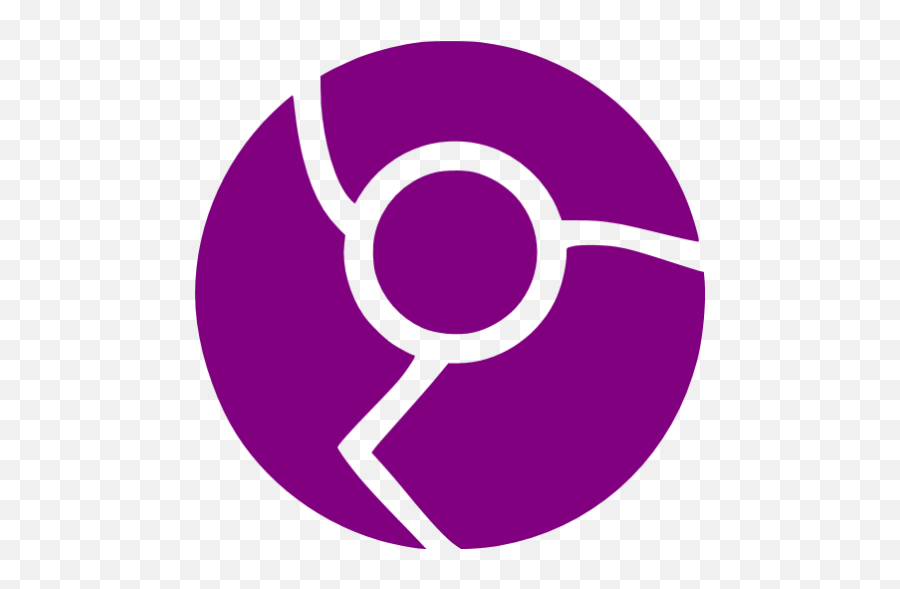 Purple Chrome 3 Icon - Free Purple Browser Icons Chrome Purple Icon Png,Where Is The Chrome Icon