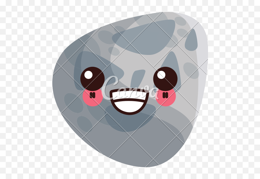 Kawaii Asteroid Meteorite Rock Space Orbiting - Icons By Canva Illustration Png,Asteroid Transparent