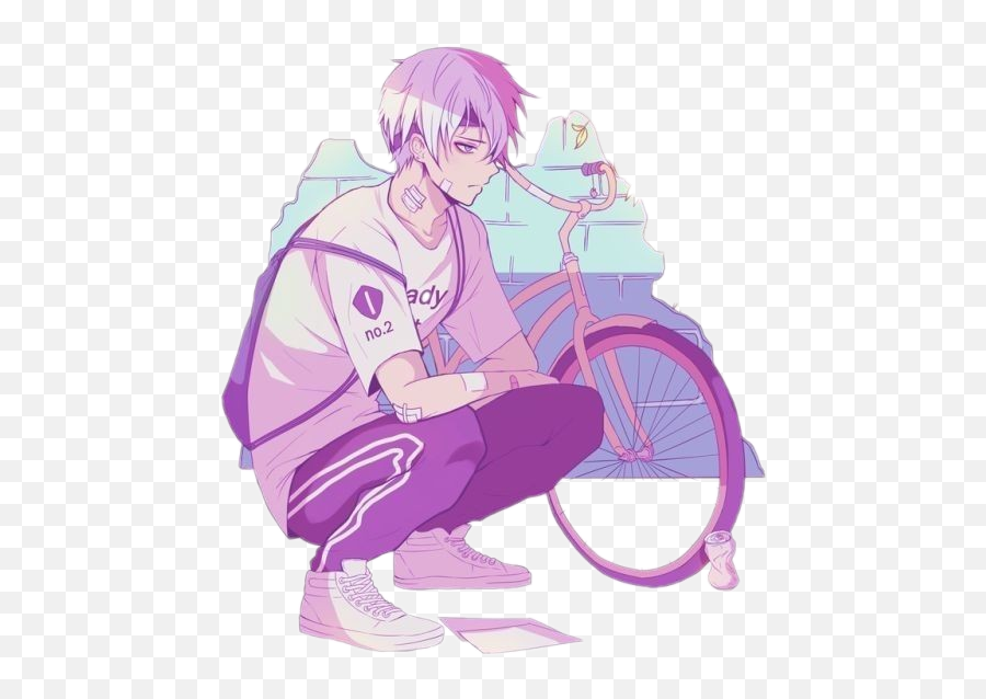 Aesthetic Boy Anime - Largest Wallpaper Portal Aesthetic Neon Anime Wallpaper Phone Png,Kiznaiver Icon