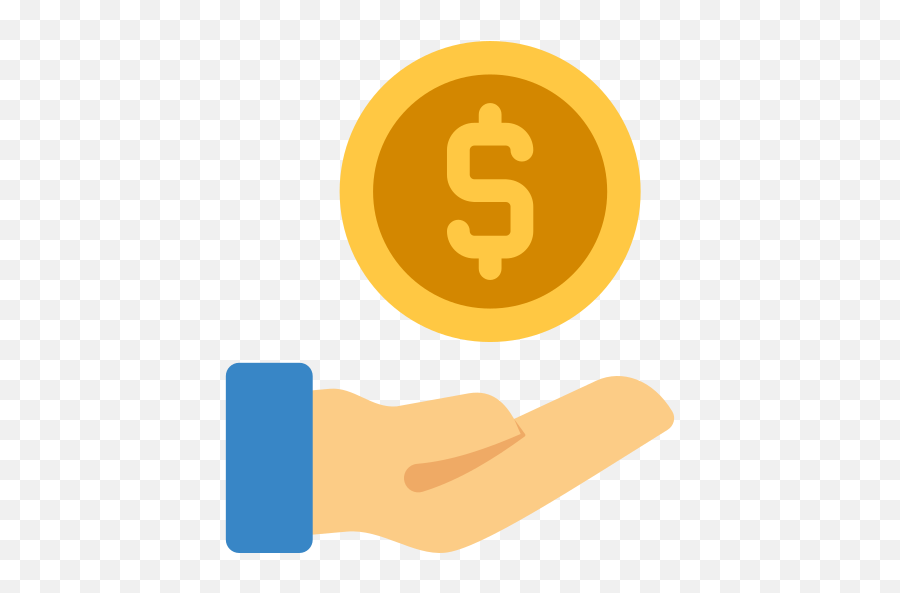 Hand Coin Dollar Finance Free Icon - Pound Coins Icon Free Png,Finance Icon Png