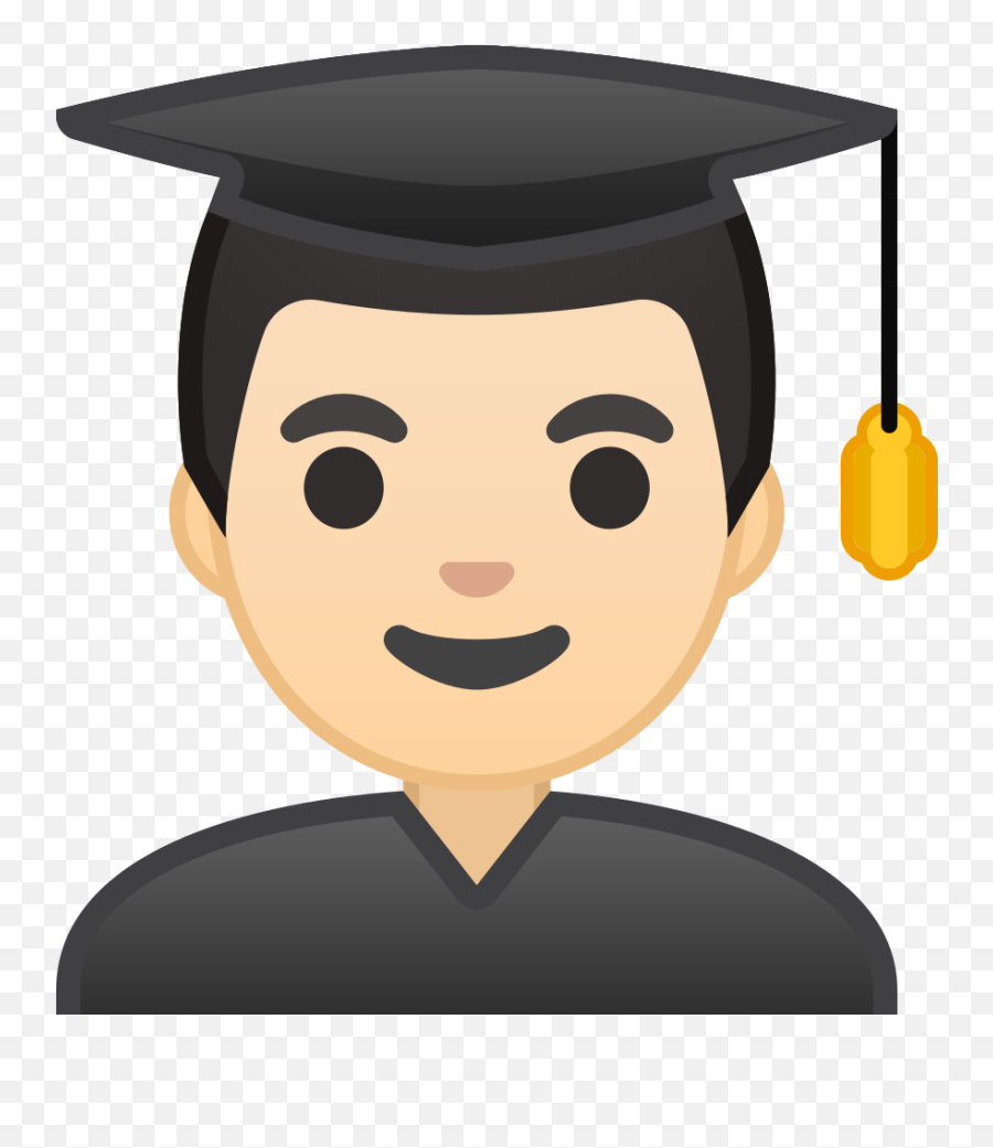 Man Student Light Skin Tone Icon - Student Icon Png,Student Avatar Icon