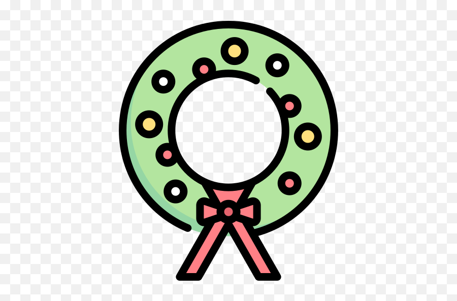 Christmas Wreath Free Vector Icons Designed By Freepik - Christmas Decoration Icon Png,Christmas Wreath Icon