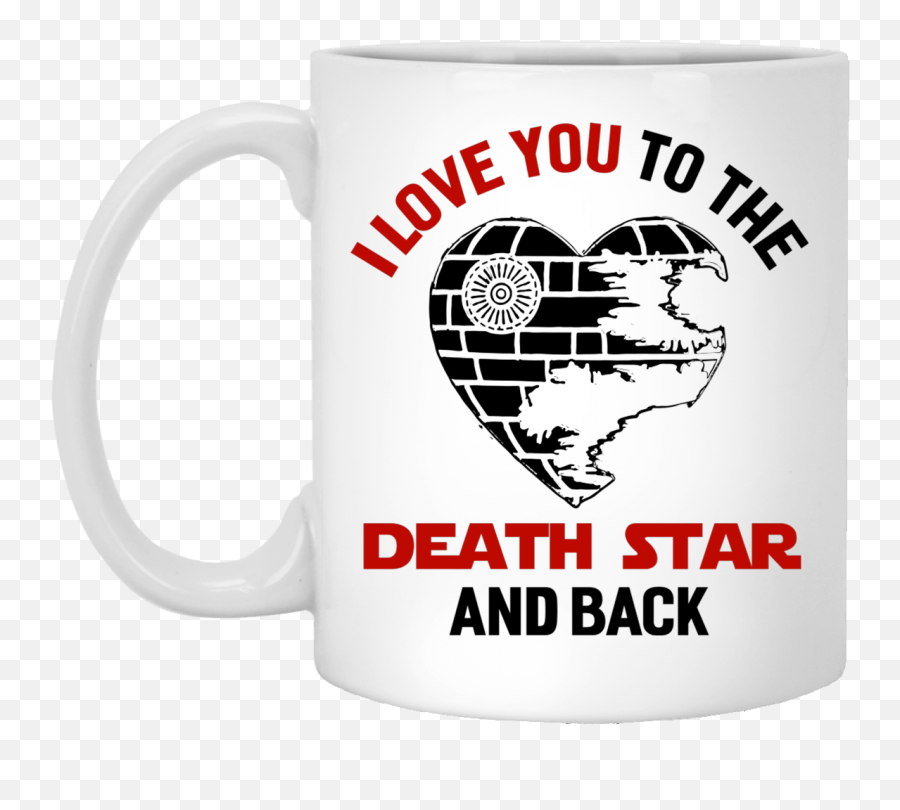 I Love You To The Death - Star And Back Wars Ceramic Coffee Mug Beer Stein Water Bottle Color Changing Mug Mug Png,Deathstar Icon