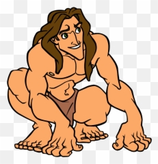 Baboon Clipart Tarzan - Tarzan Disney Clipart Png Download Disney Tarzan Clip Art,Tarzan Png