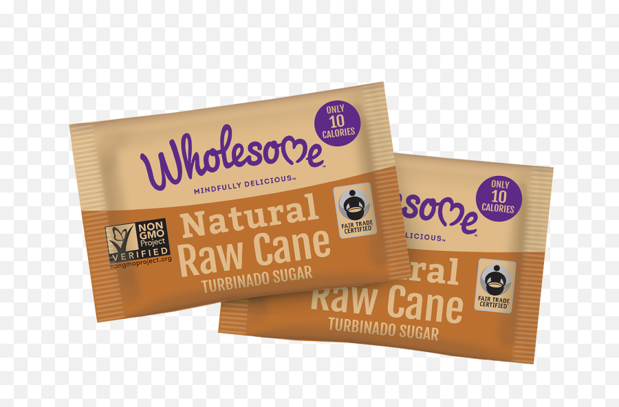 Fair Trade Raw Cane Sugar Packets - Wholesome Sweeteners Png,Fair Trade Icon