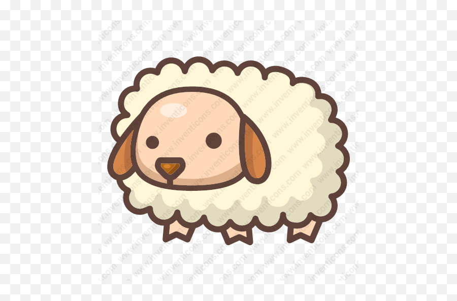 Download Sheep Vector Icon Inventicons - Soft Png,Lamb Icon