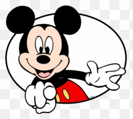 Library Of Mickey Mouse Pointing Finger - Clipart Free png