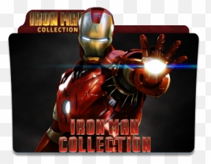 Marvelu0027s Iron Man 1 - 3 BluRay 3Movie Collection u2013 MyShopville Folder Icon png