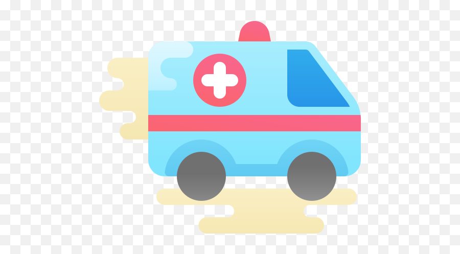 Ambulance Icon In Cute Clipart Style - Medical Supply Png,Emergency Services Icon