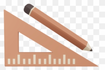 Triangle Ruler And Pencil Icon - Download in Flat Style Railroad Museum Of Pennsylvania png
