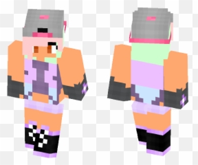 Download Ink Splat Hair Jess Minecraft Skin For Free - Fictional Character png